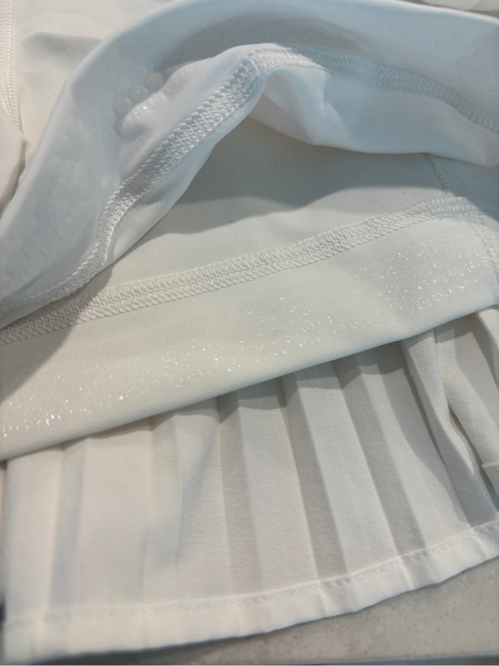 Lululemon White Tennis Skort Built-In Shorts Multi Pocket Size 8 Like New - Picture 6 of 8